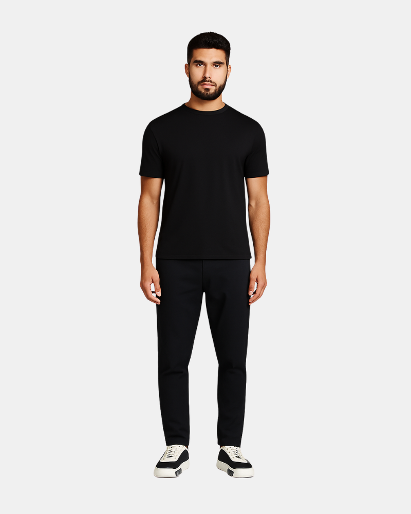 T-Shirt – Het Luxe Shirt – Midnight Black