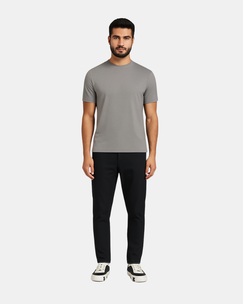 T-Shirt – Het Luxe Shirt – Stone Grey